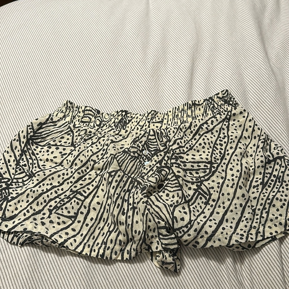 out from under flowy shorts
